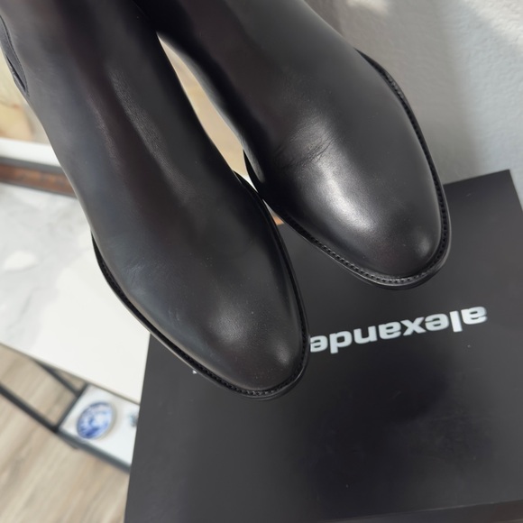 Alexander Wang Shoes - Alexander Wang Black Leather Chelsea Boots